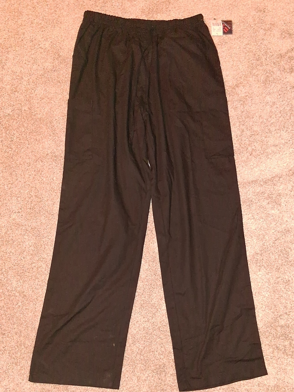 Women's Nurse Scrubs Pants With Pockets - Black